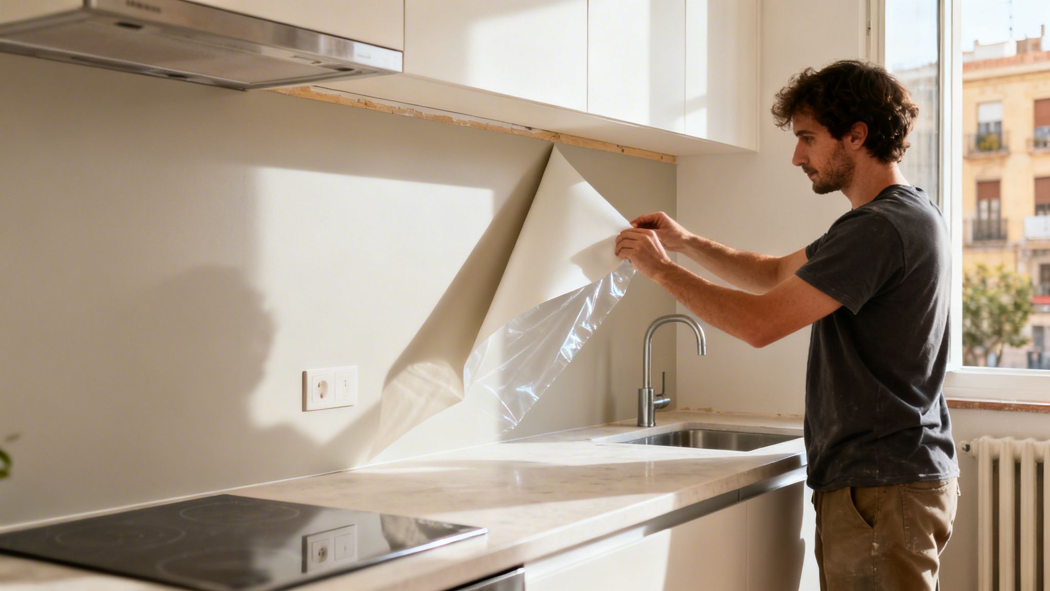 revestimientos paredes cocina sin obra